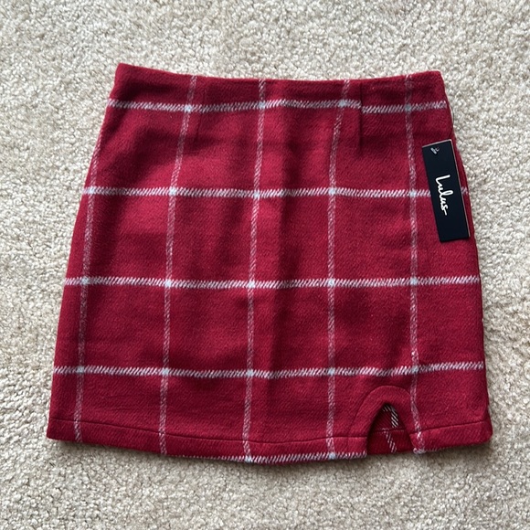 NWT Lulus plaid skirt - Picture 4 of 4
